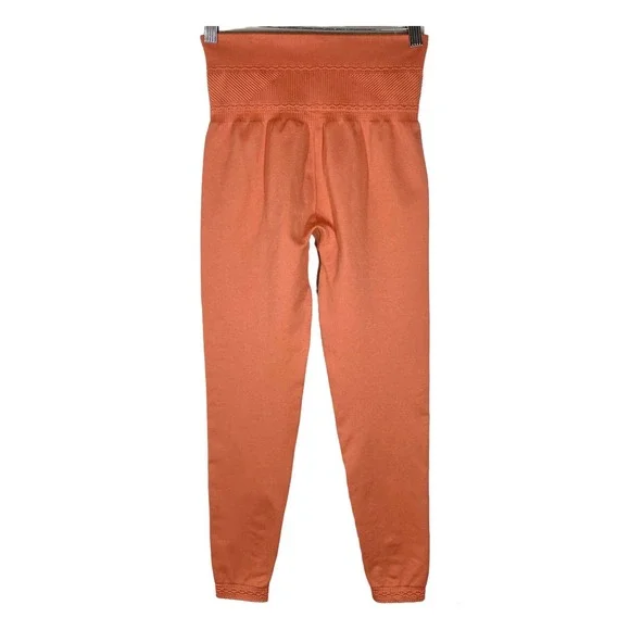 Gymshark Seamless Athletic Leggings Burnt Orange - Picture 2 of 7